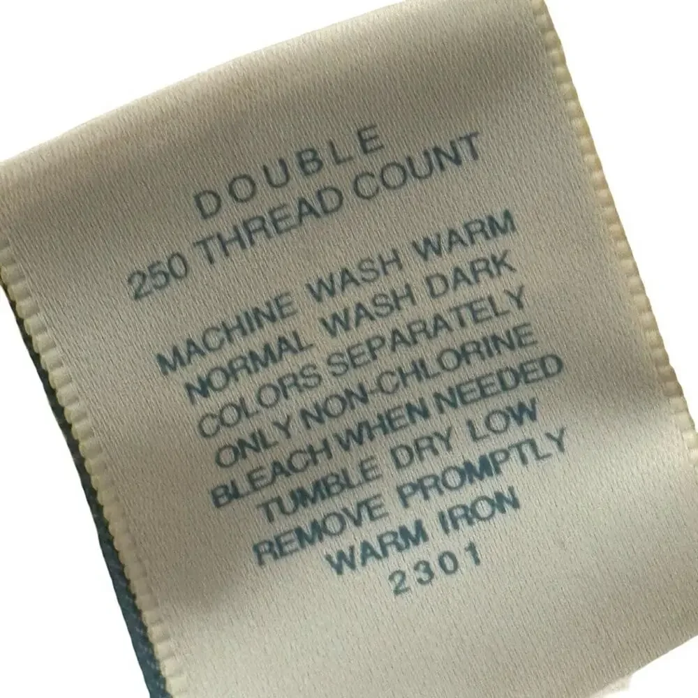 Comig Home Double 250 Thread Count Full Duvet Bedding USA Made 100% Cotton